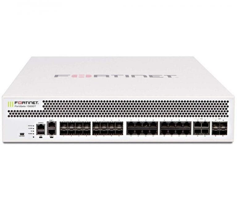 FortiGate 1500D 8x 10 GE SFP+ slots, 16x GE SFP slots, 18x GE RJ45