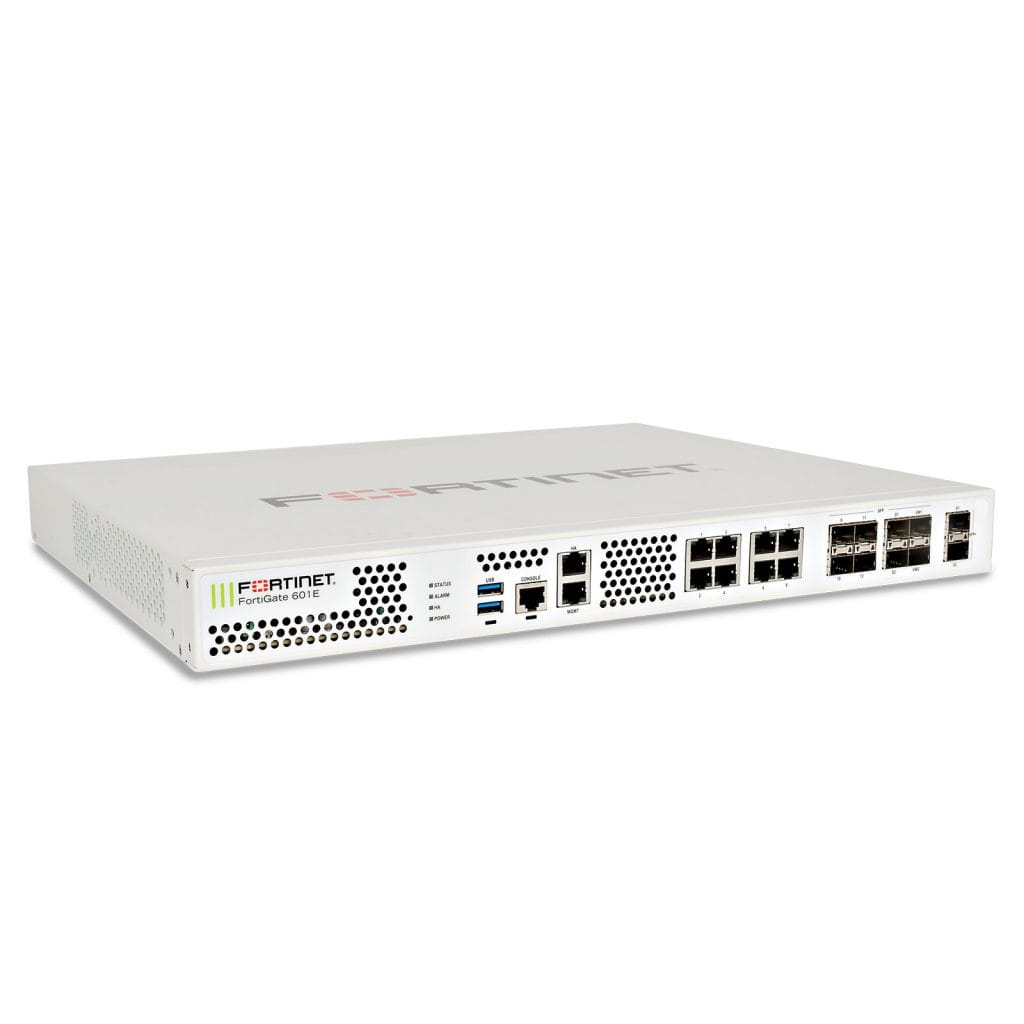 FortiGate 600E – 2x 10 GE SFP+ slots, 10x GE RJ45 ports (including 1x ...